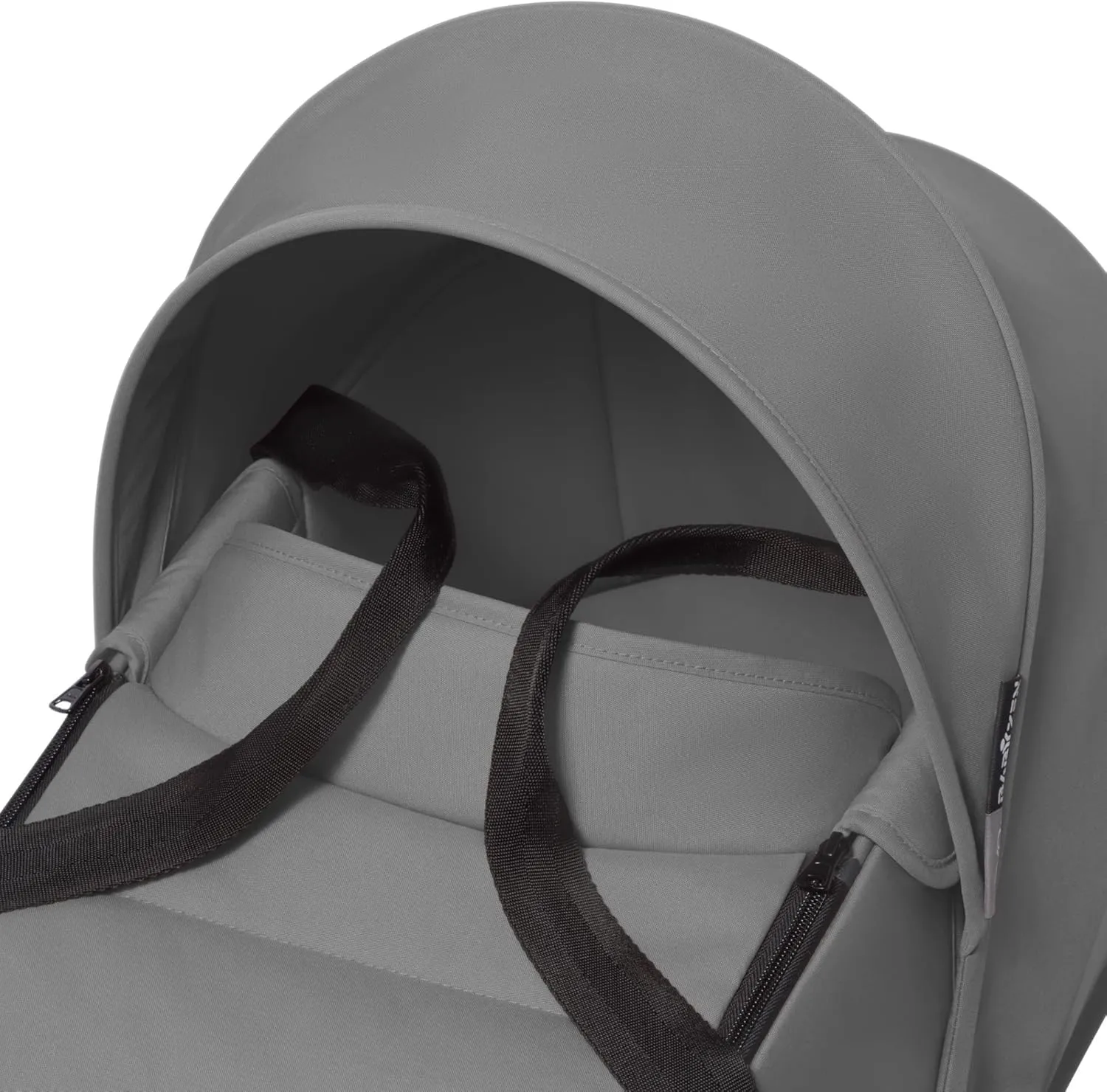 Babyzen YOYO 0  Bassinet, Grey - Includes Thick Double Mattress, Ventilated Shell & Canopy - Requires YOYO2 Frame (Sold Separately)