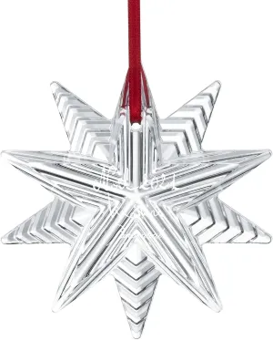 Baccarat Crystal 2021 Christmas Ornament Clear Snowflake, 3 inches (2814619)