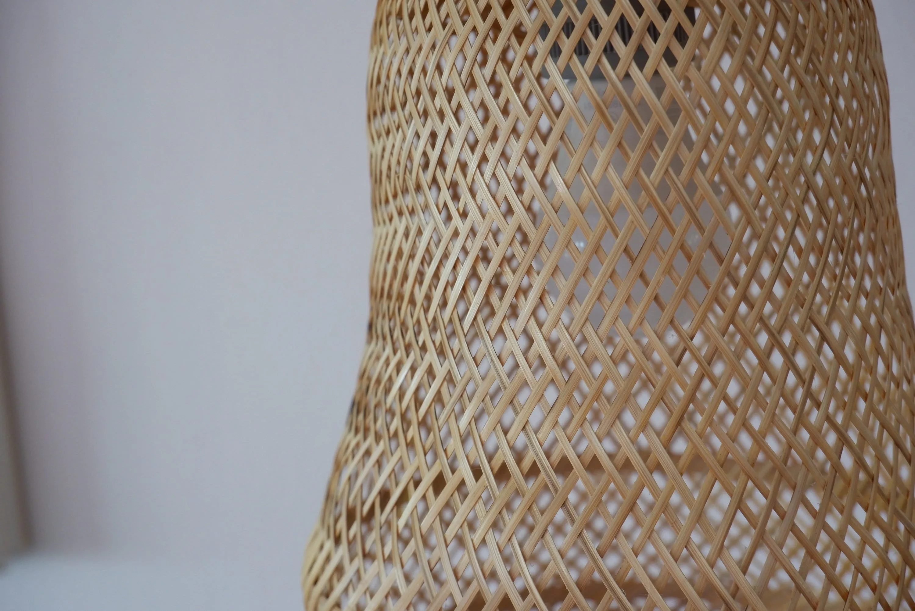 Bamboo lampshade