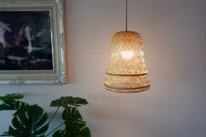 Bamboo lampshade