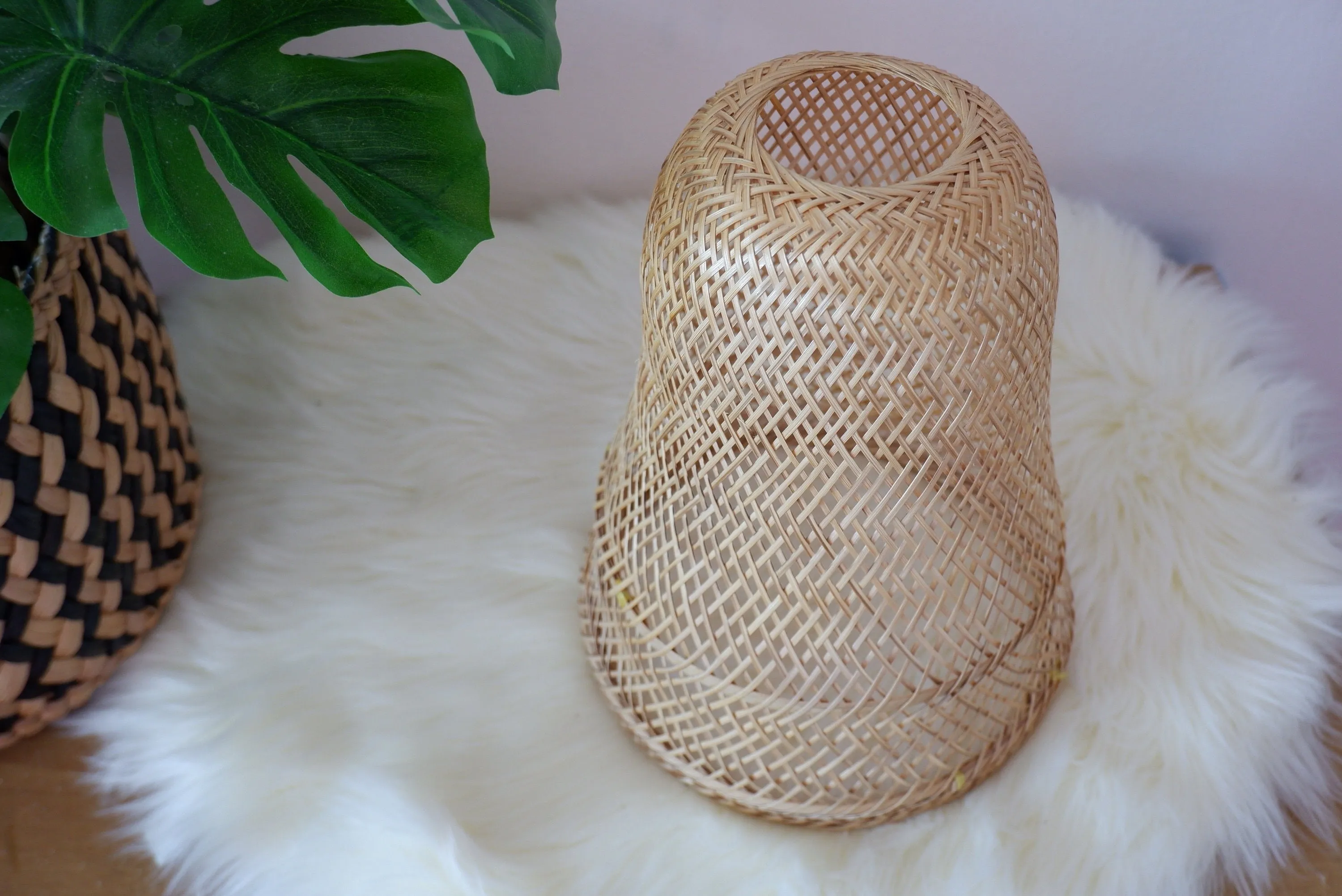 Bamboo lampshade