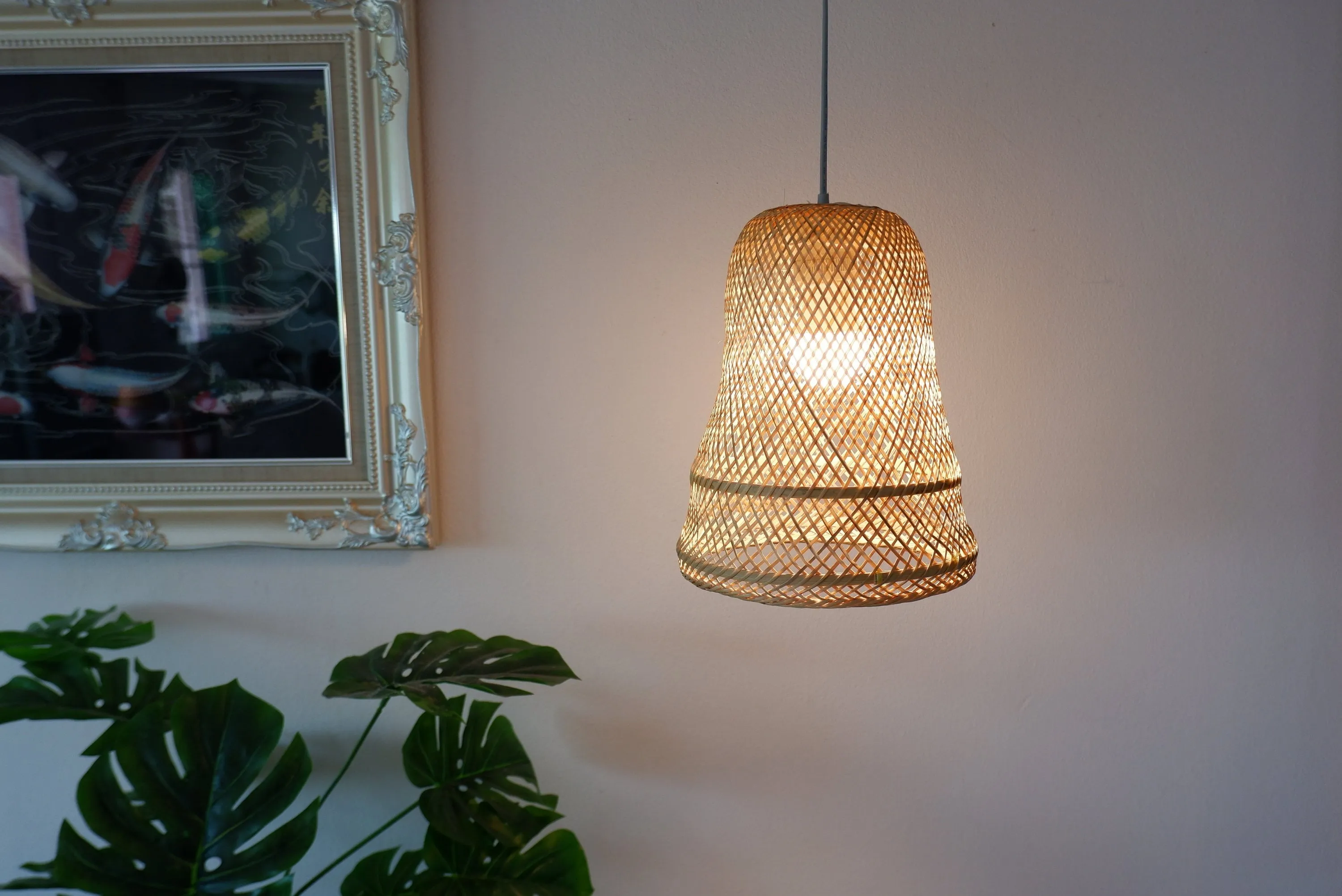 Bamboo lampshade