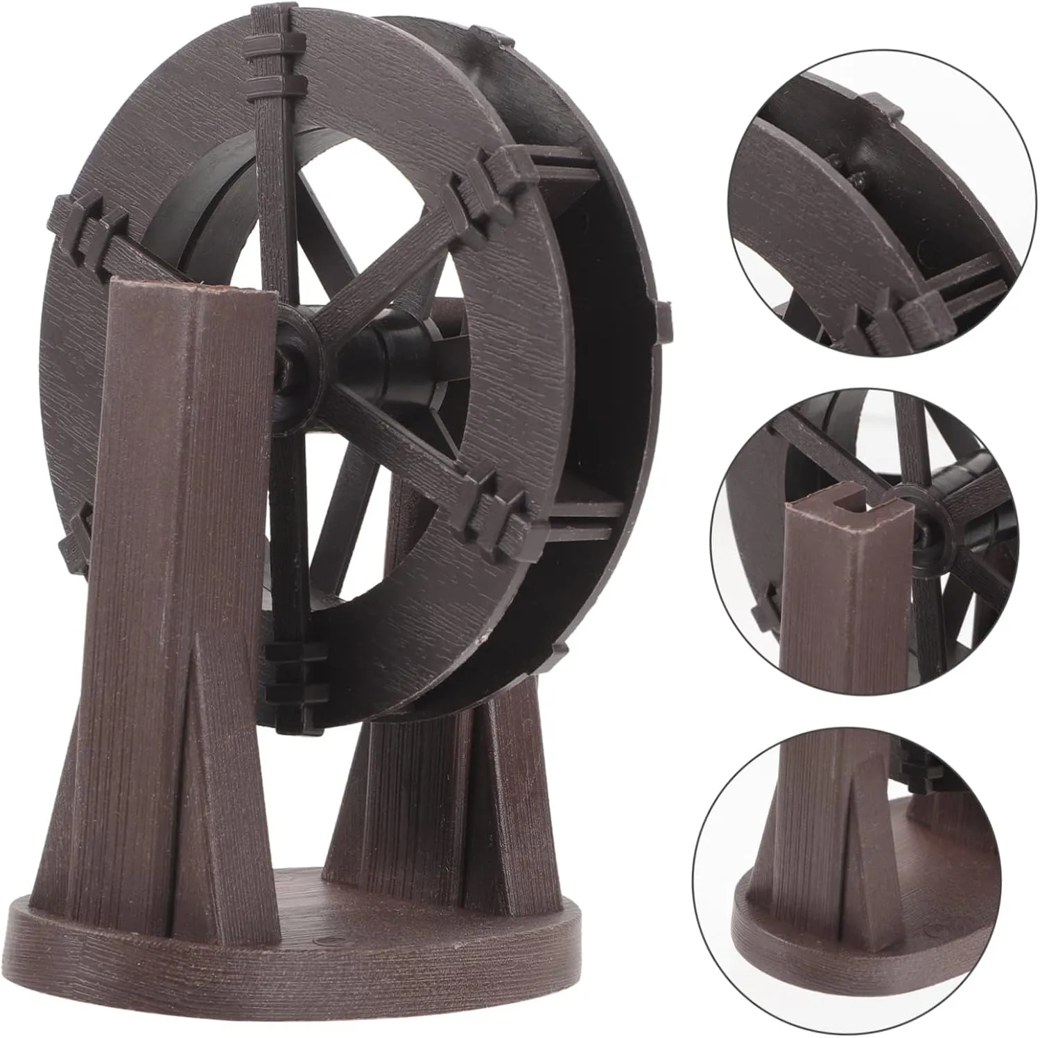BESPORTBLE Pcs Realistic Pond Water Wheel Waterfall Wheel Fountain for Pond Small Water Model for DIY