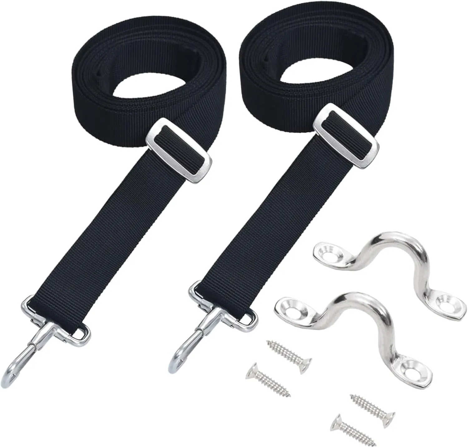 Bimini Top Straps 2 pcs Fabric and Stainless Steel WH301153A