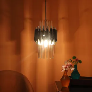 Black and Gold Metal Hanging Light