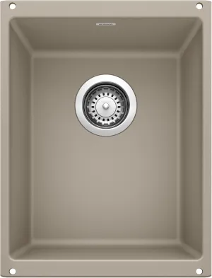 BLANCO 517676 PRECIS SILGRANIT Medium Undermount Kitchen Sink, Truffle