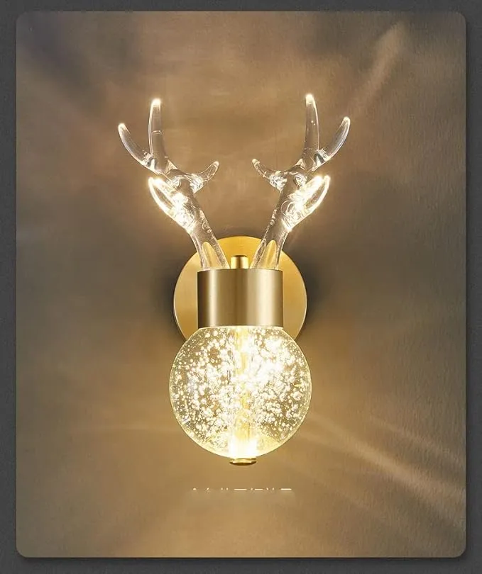 Blissbells Golden Colour Hanging Light for Drawing Room
