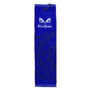Blue Monster 'Fur' Trifold Golf Towel