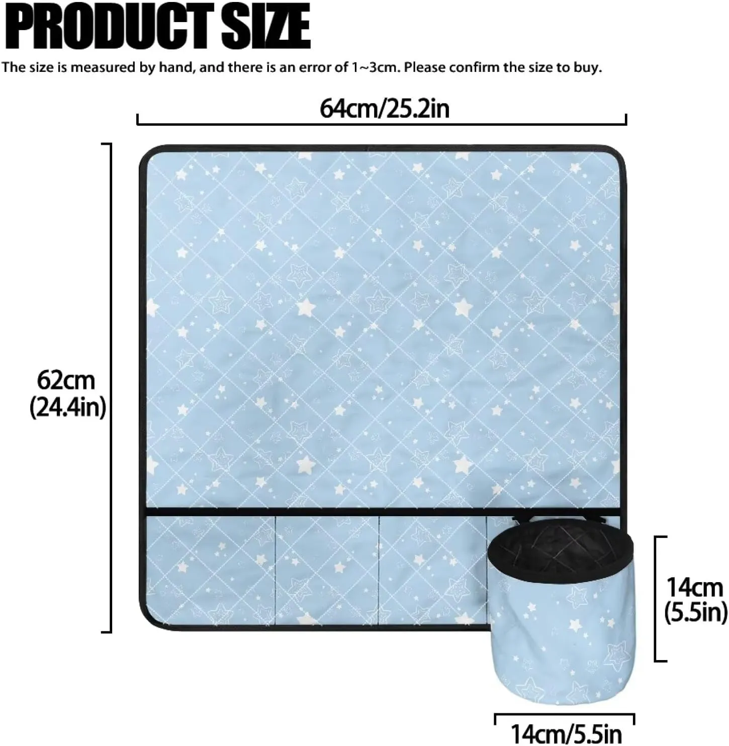 Blue Sewing Machine Table Pad, Protective Mats Fits Most Standard Household Sewing Machines Sewing Machine Mat for Table with Storage Bag