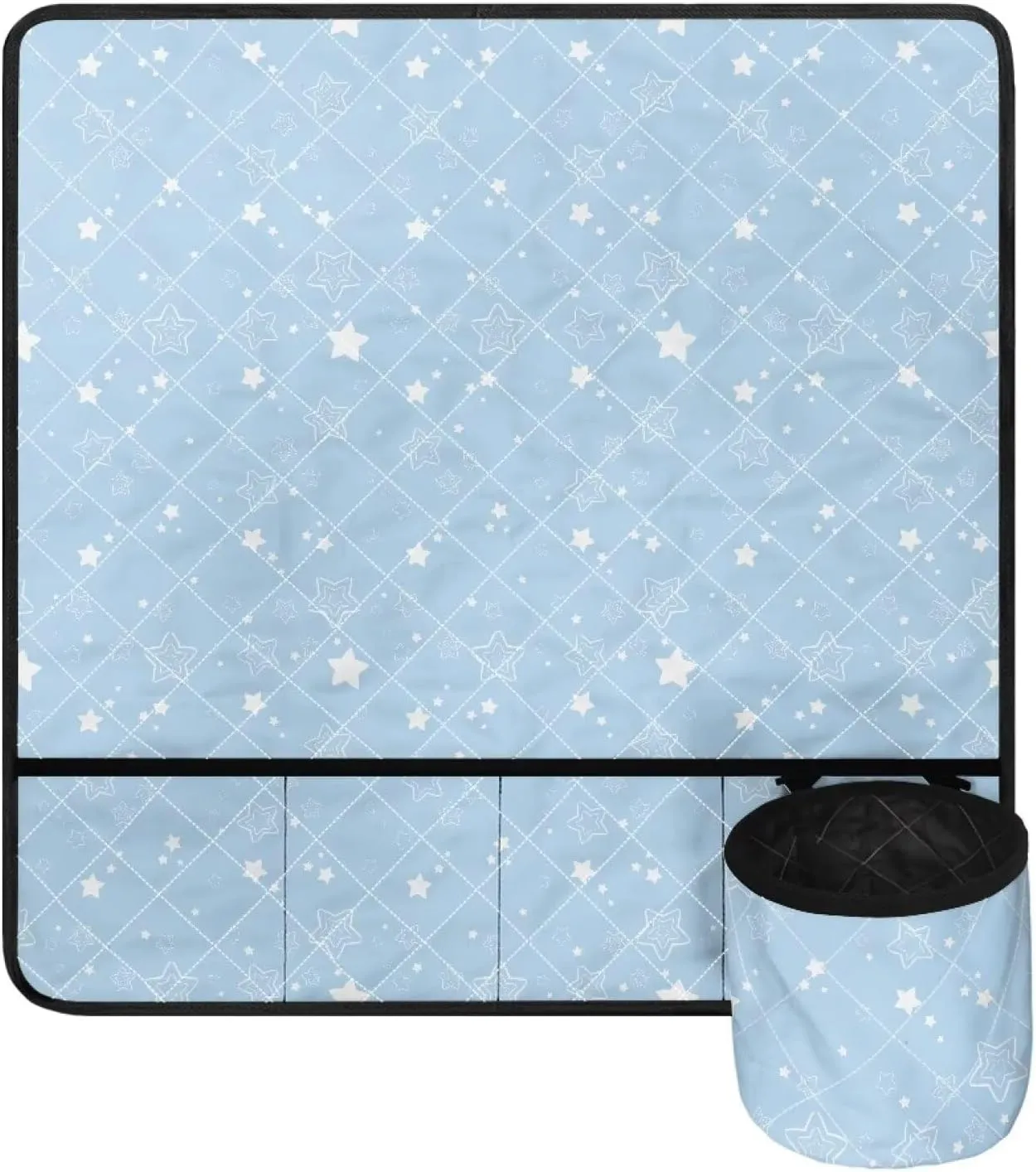 Blue Sewing Machine Table Pad, Protective Mats Fits Most Standard Household Sewing Machines Sewing Machine Mat for Table with Storage Bag
