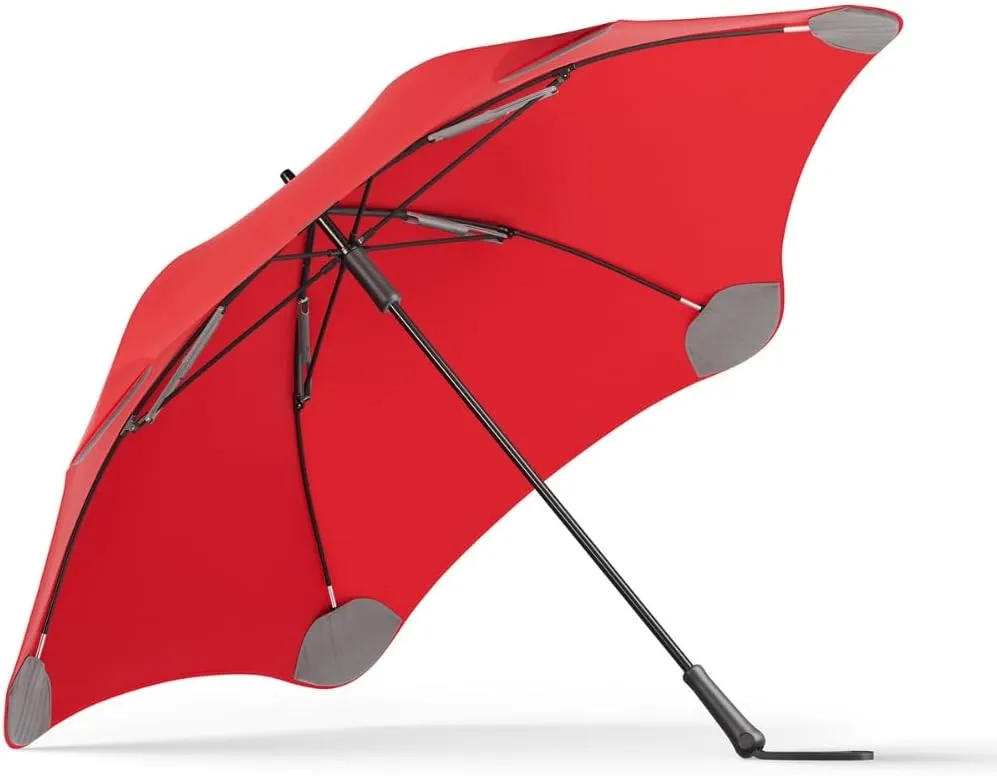 BLUNT Exec Umbrella – 54" Windproof for Wind and Rain, Durable Design for Travel, Golf & Sports, Heavy Duty, UV Protection - Red