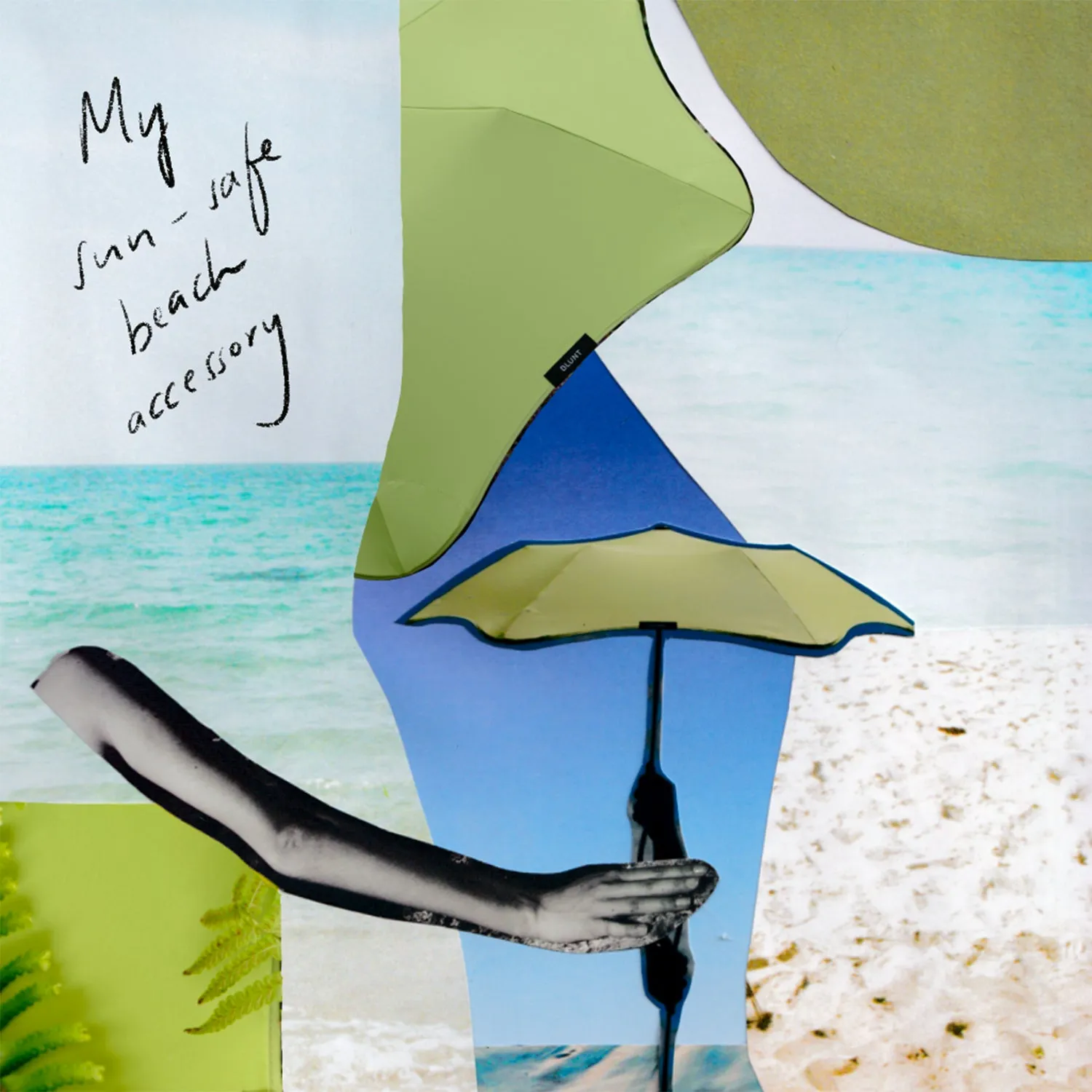 blunt | metro UV umbrella | lime sorbet - DC