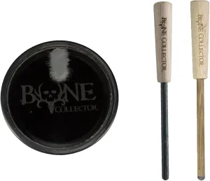 Bone Collector Midnight Aluminum Turkey Pot Call – Premium Black Acrylic Pot with Anodized Aluminum Surface – Includes Diamondwood and All-Weather Strikers – Made in USA​