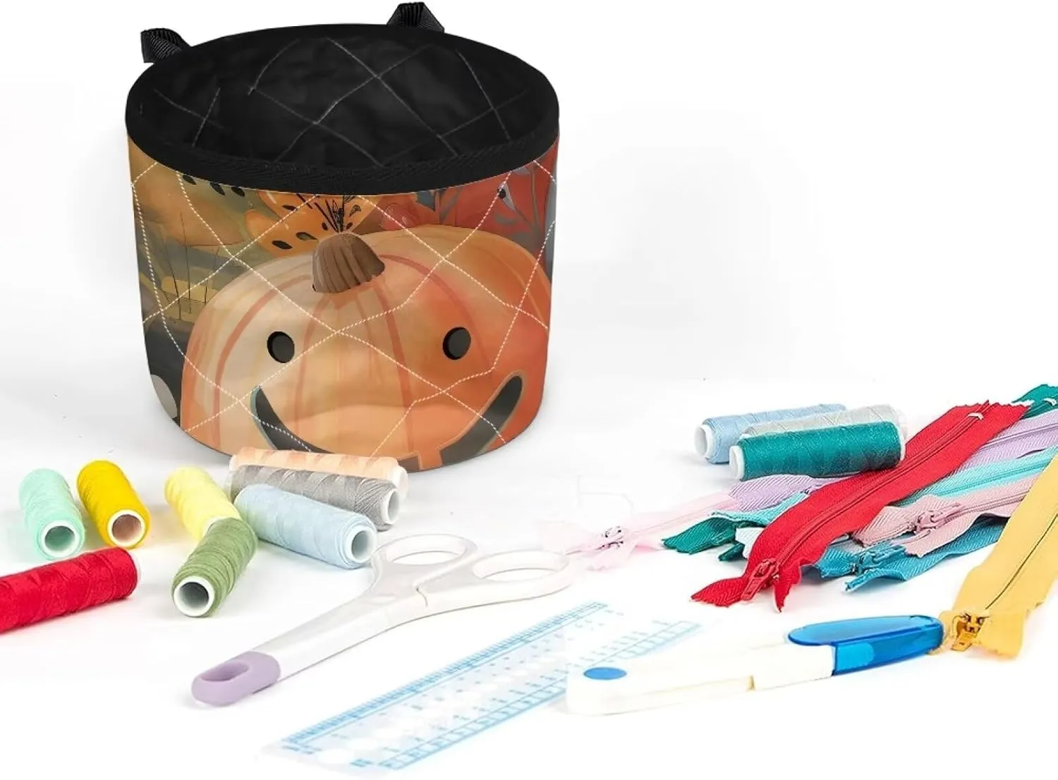 Boo Versatile Sewing Machine Mat - for Sewing Machines and Organizes Sewing Accessories Non-Slip   Reduces Vibration   with Pockets for Sewing Supplies for Travel and Classes