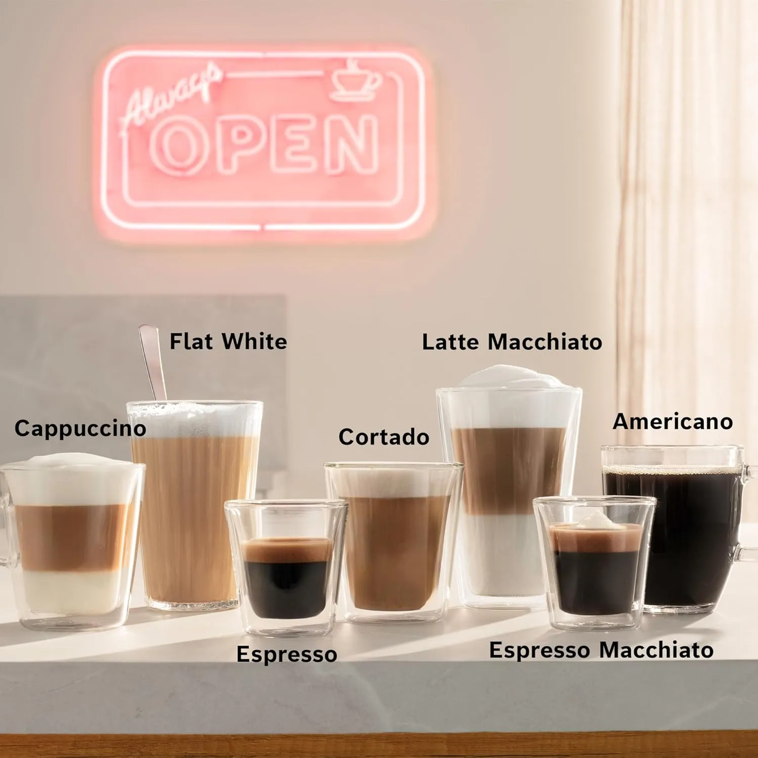 Bosch TQU60307 800 Series VeroCafe Fully Automatic Espresso Machine with Home Connect, 36 Beverage Varieties with Coffee World, Double Cup, Integrated Milk