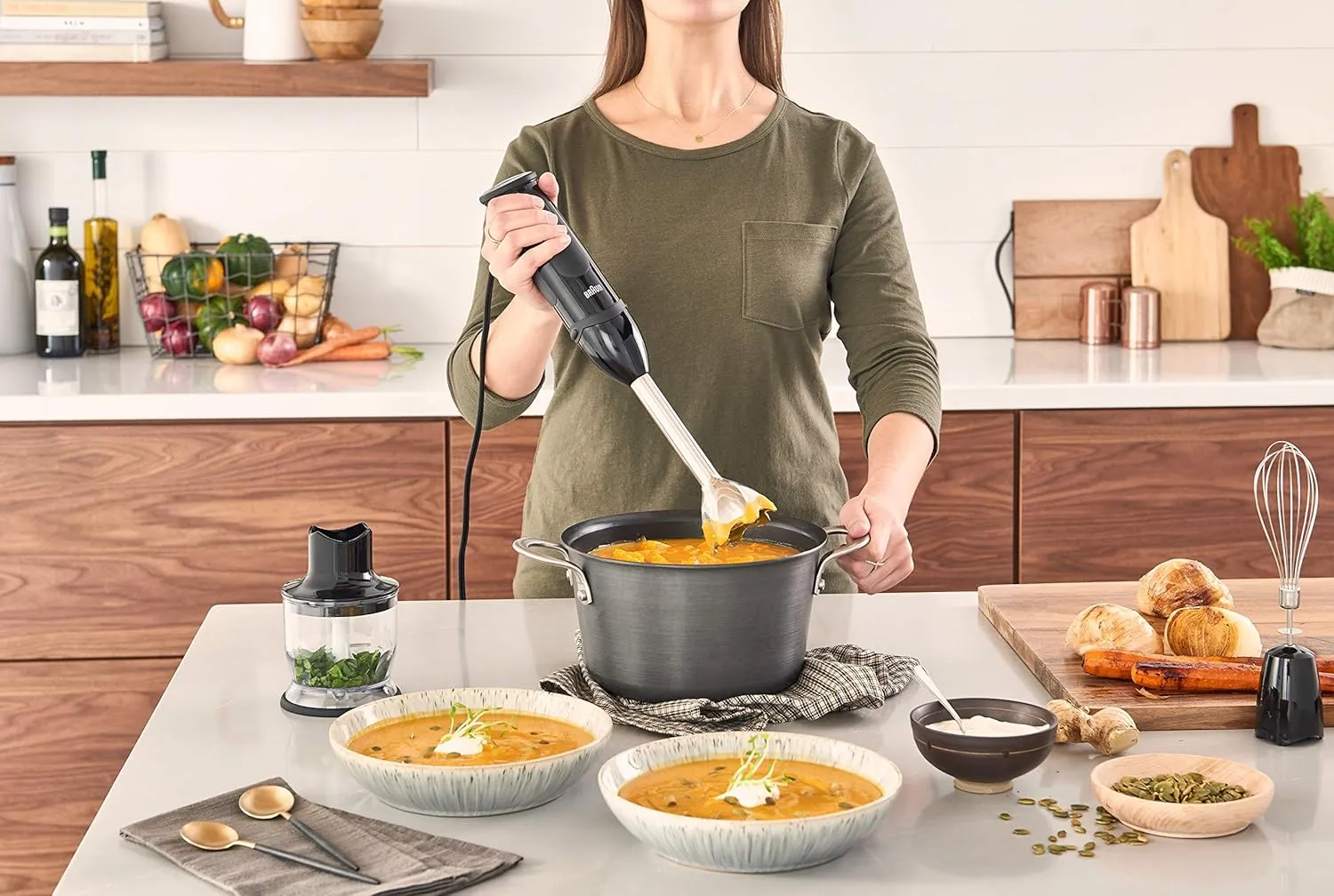 Braun MQ5025 Hand Blender Multiquick Vario, MQ5025, Black