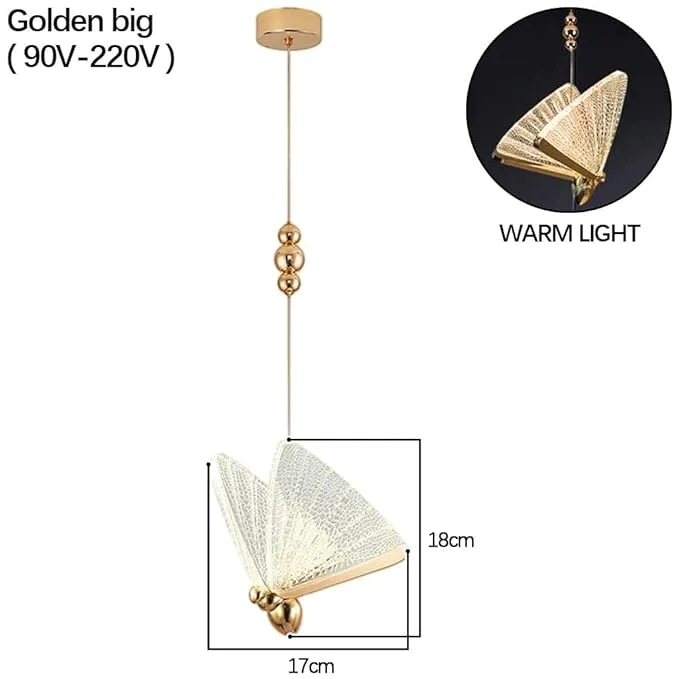 Butterfly Hanging Light Elegant Ceiling Light For Home Decor