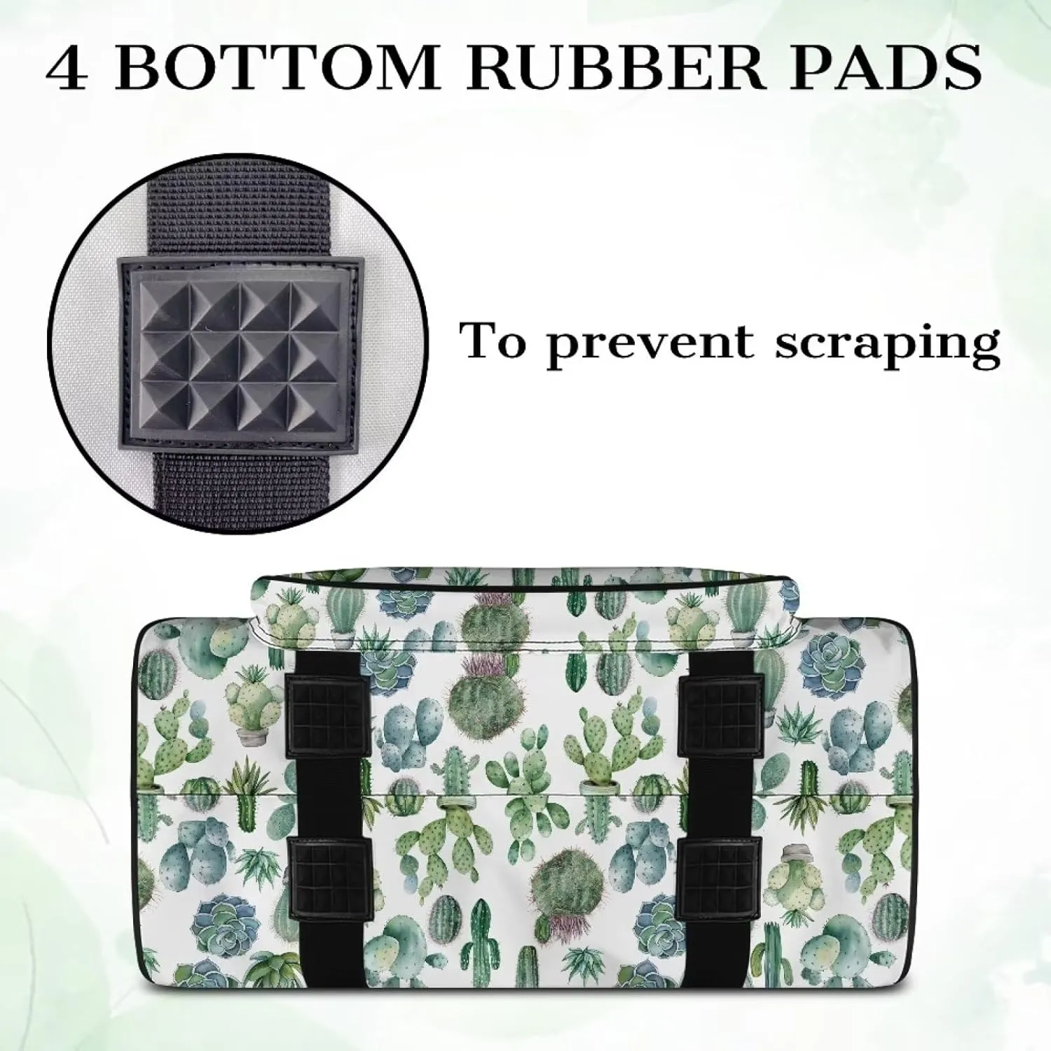 Cactus Sewing Machine Carrying Case Portable Travel Storage Carry Case with Pockets Lightweight Hard Sewing Machine Bag for Most Sewing Machines and Extra Sewing Accessories