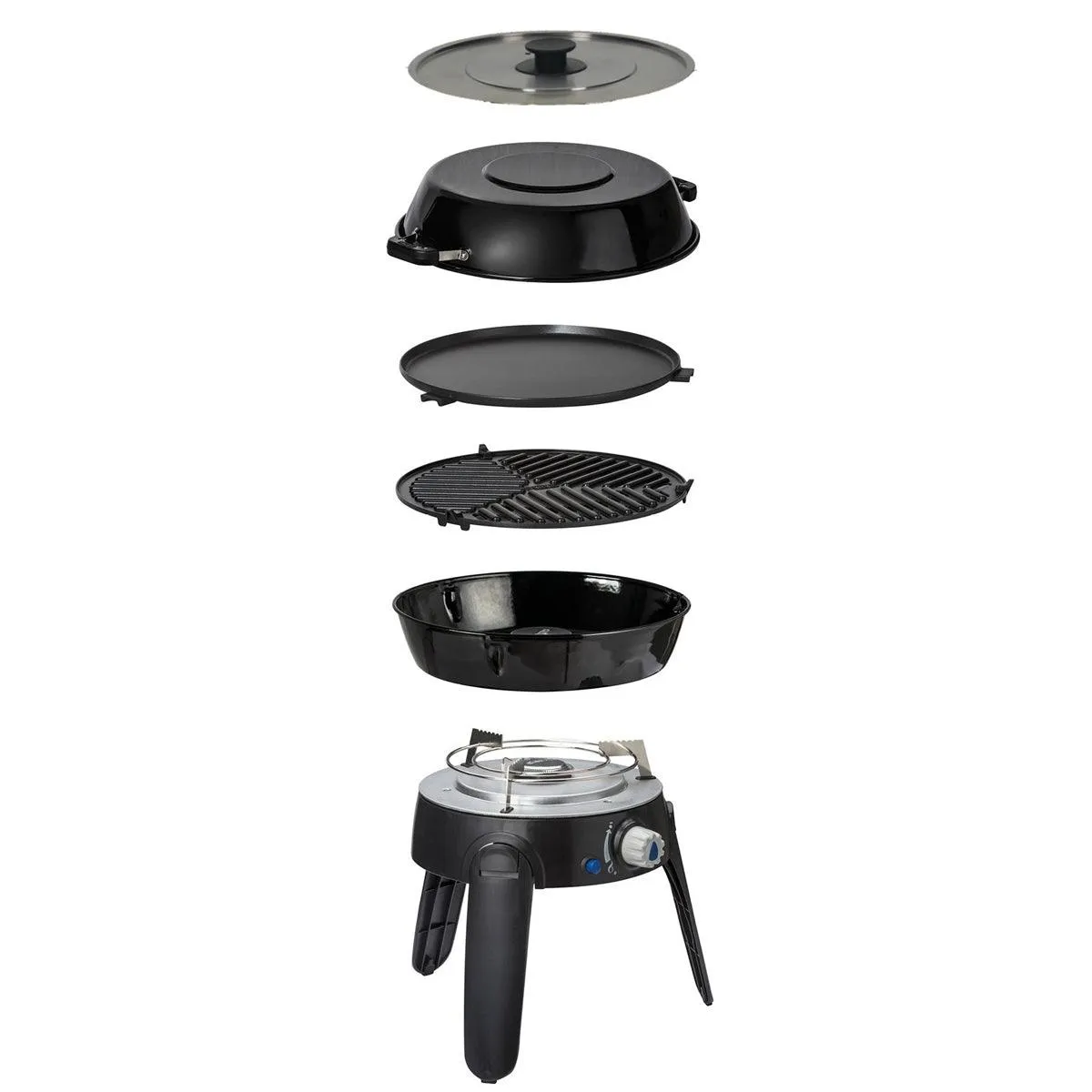 Cadac Safari Chef 2 Pro - Low Pressure Portable Camping BBQ