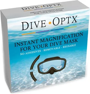Calabria Hydrotac Dive OPTX 20/20 Stick On Bifocal Lenses Used for Scuba Masks/Diving Goggles Magnifying Bi-Focal Stickers