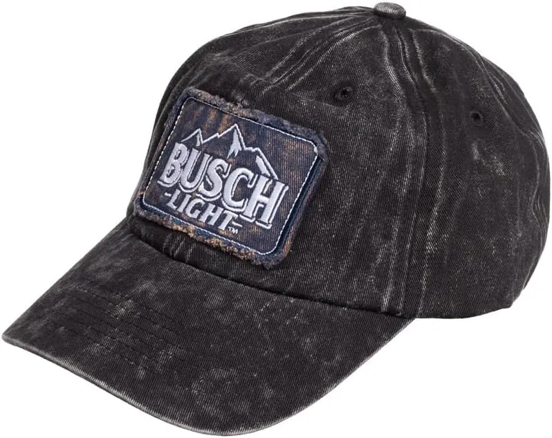 Calhoun Busch Light Distressed Vintage-Style Worn Cotton Baseball Hat