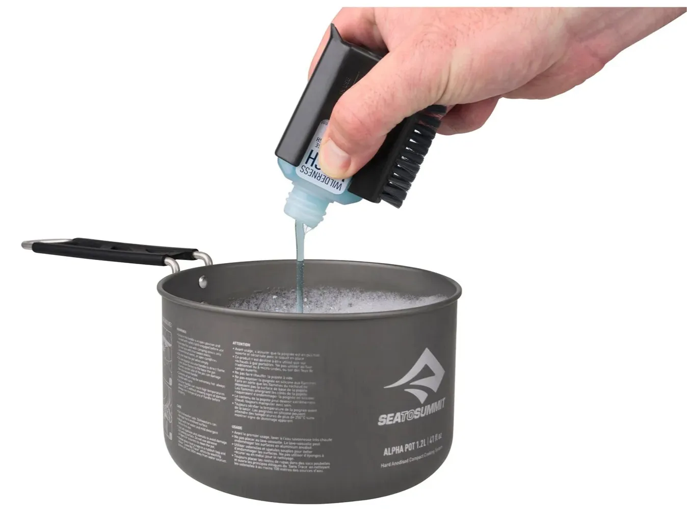 Camp Kitchen Pot Scrubber and Soap
