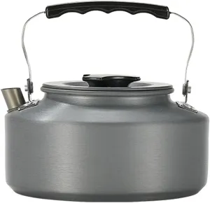 Campingmoon 1L Camping Tea Kettle Portable Camp Tea Pot Aluminum Water Boiler for Outdoor Backpacking Picnic Fishing