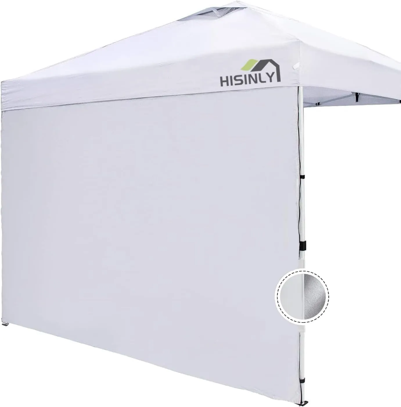 Canopy Sidewalls 10 * 10 ft 300D Sunwalls with Silver Coating UV Protection and Waterproof Oxford Cloth Suits Pop-up Tent/Instant Canopy/Commercial Canopy (Sidewall Only)