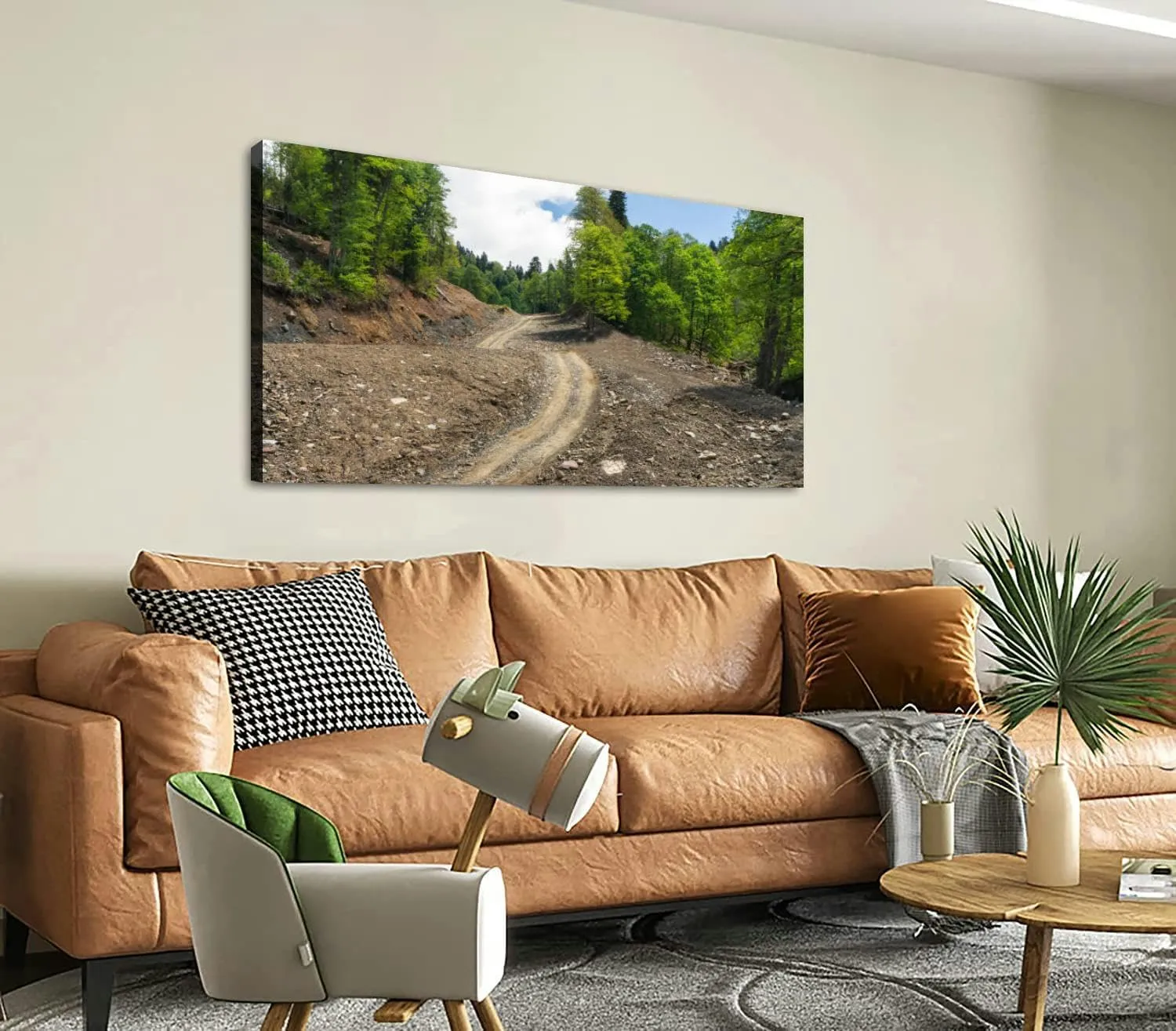 Canvas Wall Art for Living Room Bedroom Off road the forest Big Large Wall Art Decor Framed Painting Wall Pictures Prints Artwork Office