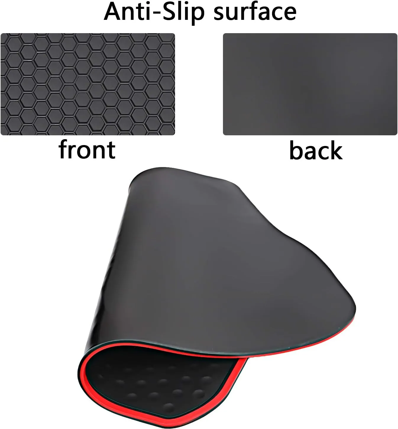 Car Rubber Floor Mat for Honda CR-V 5th Generation 2017 2018 2019 2020 2021 2022 Custom Fit Black and White Auto Liner Mats All Weather Protection Heavy Duty Odorless