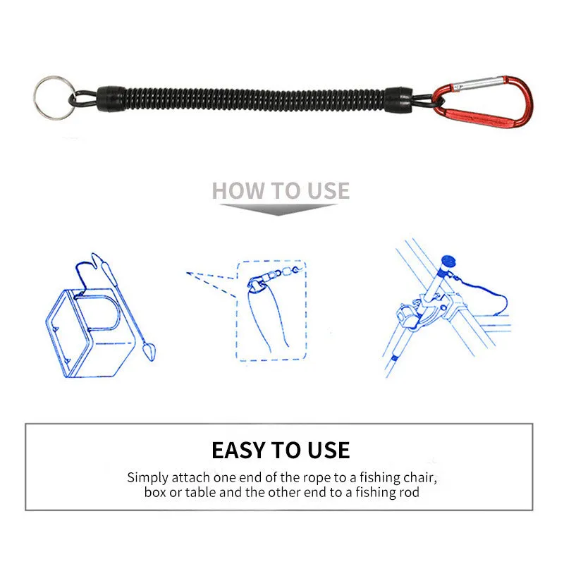 Carabiner with Anti-Lost Rope – Secure Outdoor Gear