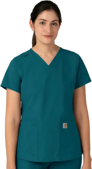Carhartt Women's V-Neck Scrub Top