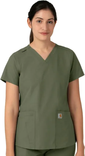 Carhartt Women's V-Neck Scrub Top