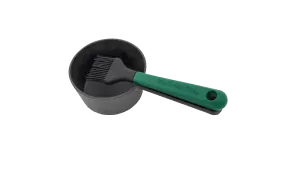 Cast Iron Sauce Pot w/ Basting Brush