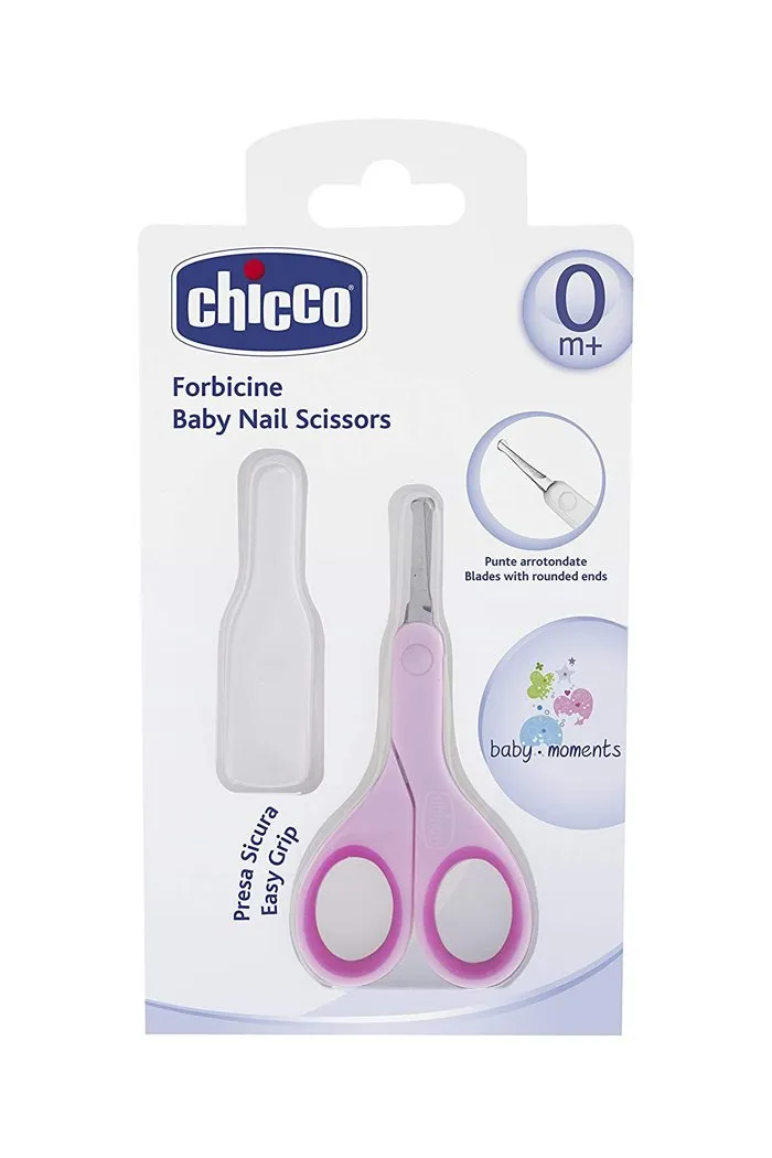 Chicco Baby Nail Scissors - Pink