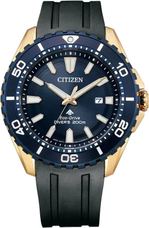 Citizen BN0196-01L [PROMASTER Marine Series Eco-Drive Diver 200m] Watch Imported from Japan Feb 2023 Model, black / blue