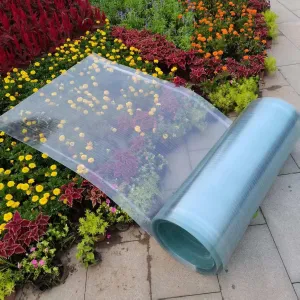 Clear Polycarbonate Roofing Sheet, Plastic UV Resistant Greenhouse Shed Canopy, Transparent Insulation Day Lighting Panels, Easy Cut Covering Panel for Outdoor Gardening (Clear, 6.56ft x3.2ft)