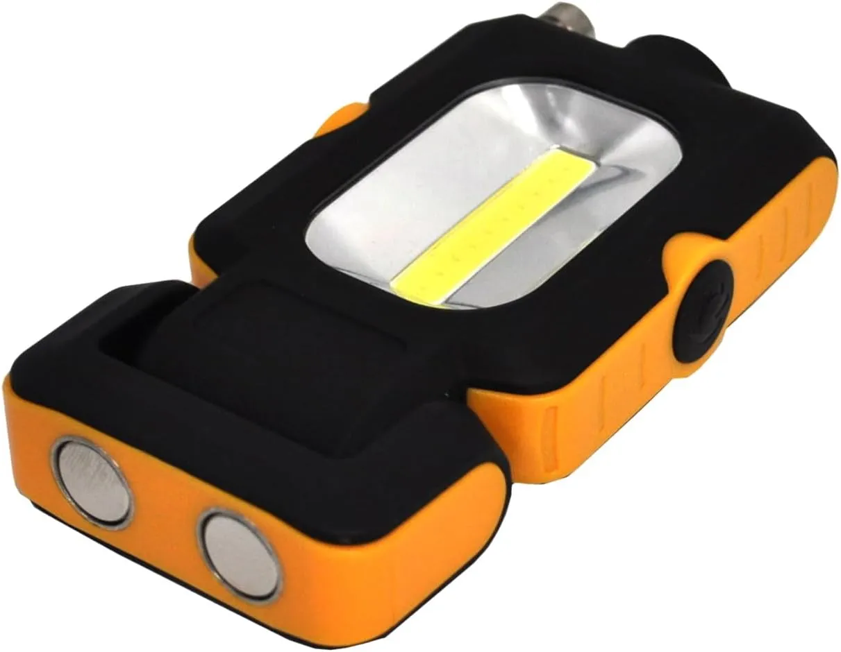 COB LED Work Light with Magnetic Pick Up Tool, Yellow