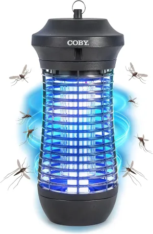 COBY Outdoor Bug Zapper 18W, Covers Half an Acre, Electric Bug Zapper