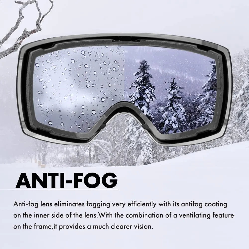 Compatible Replacement Lens for Oakley Canopy Snow Goggles Mirror type
