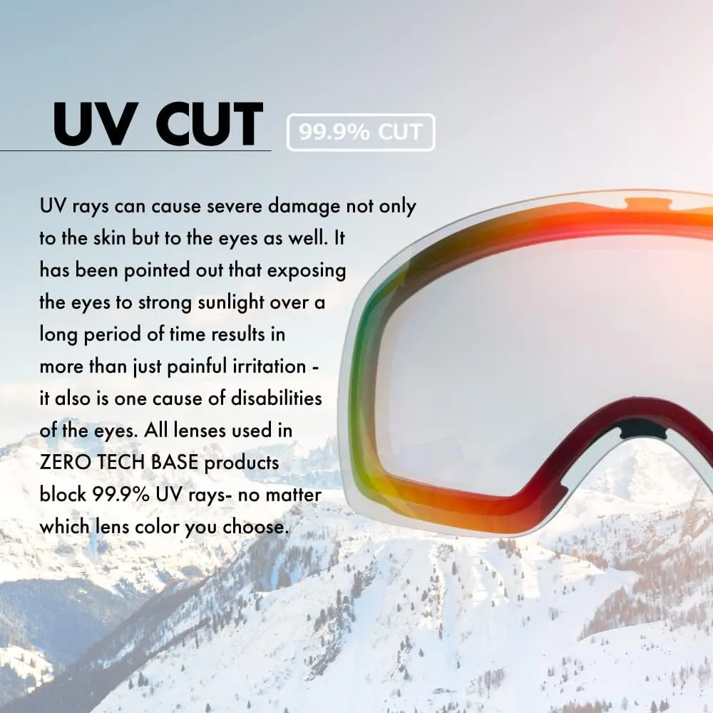 Compatible Replacement Lens for Oakley Canopy Snow Goggles Mirror type