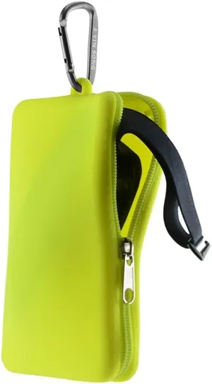 Compatible with Garmin HRM-Pro/HRM-Tri/HRM-Run/HRM-Dual Heart Rate Monitor Silicone Waterproof Case with Carabiner