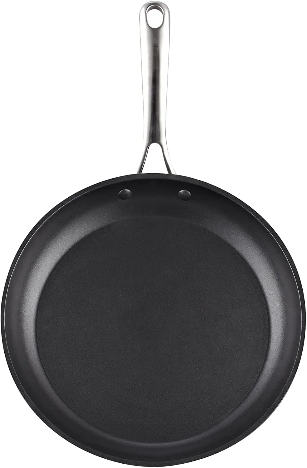 Cooks Standard Frying Omelet Pan, Classic Hard Anodized Nonstick 10.5-Inch Sauté Skillet Egg Pan, Black
