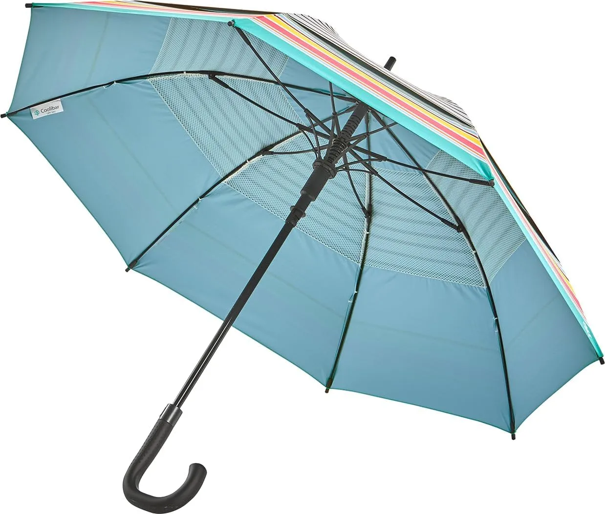 Coolibar UPF 50  48 Inch Calotta Fashion Umbrella - Sun Protective (One Size- Multicolor)