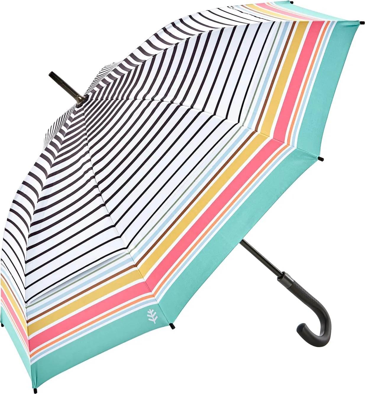 Coolibar UPF 50  48 Inch Calotta Fashion Umbrella - Sun Protective (One Size- Multicolor)
