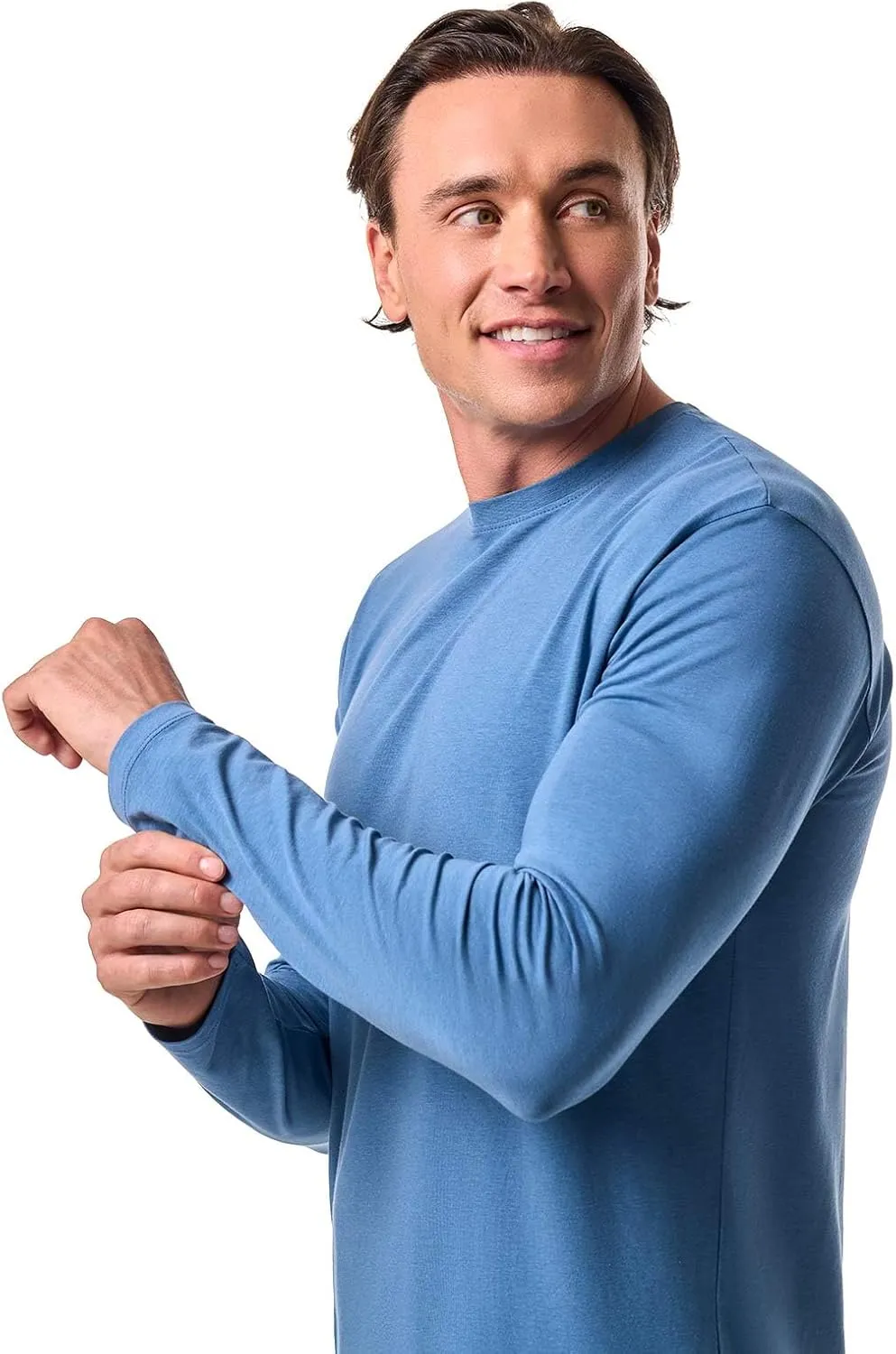 Coolibar UPF 50  Men's Morada Everyday Long Sleeve T-Shirt - Sun Protective