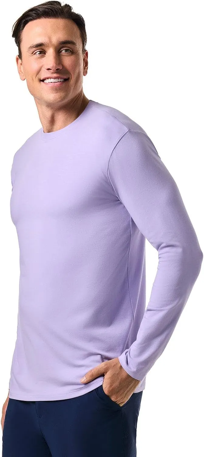 Coolibar UPF 50  Men's Morada Everyday Long Sleeve T-Shirt - Sun Protective