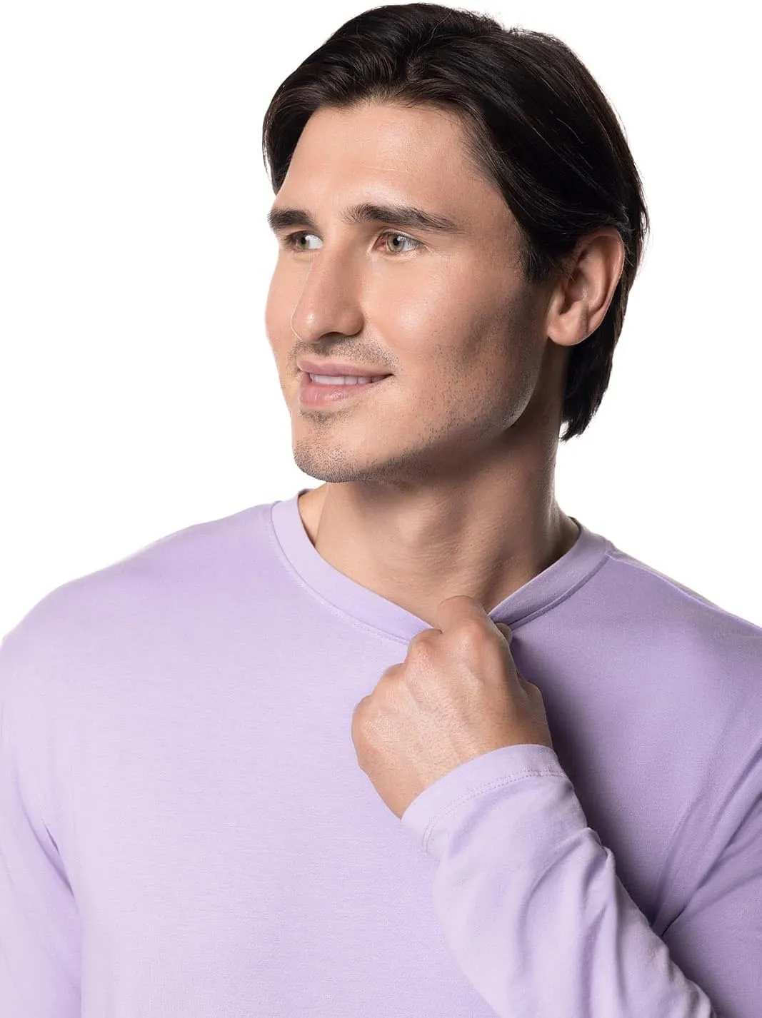 Coolibar UPF 50  Men's Morada Everyday Long Sleeve T-Shirt - Sun Protective