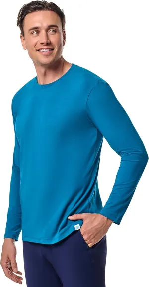 Coolibar UPF 50  Men's Morada Everyday Long Sleeve T-Shirt - Sun Protective