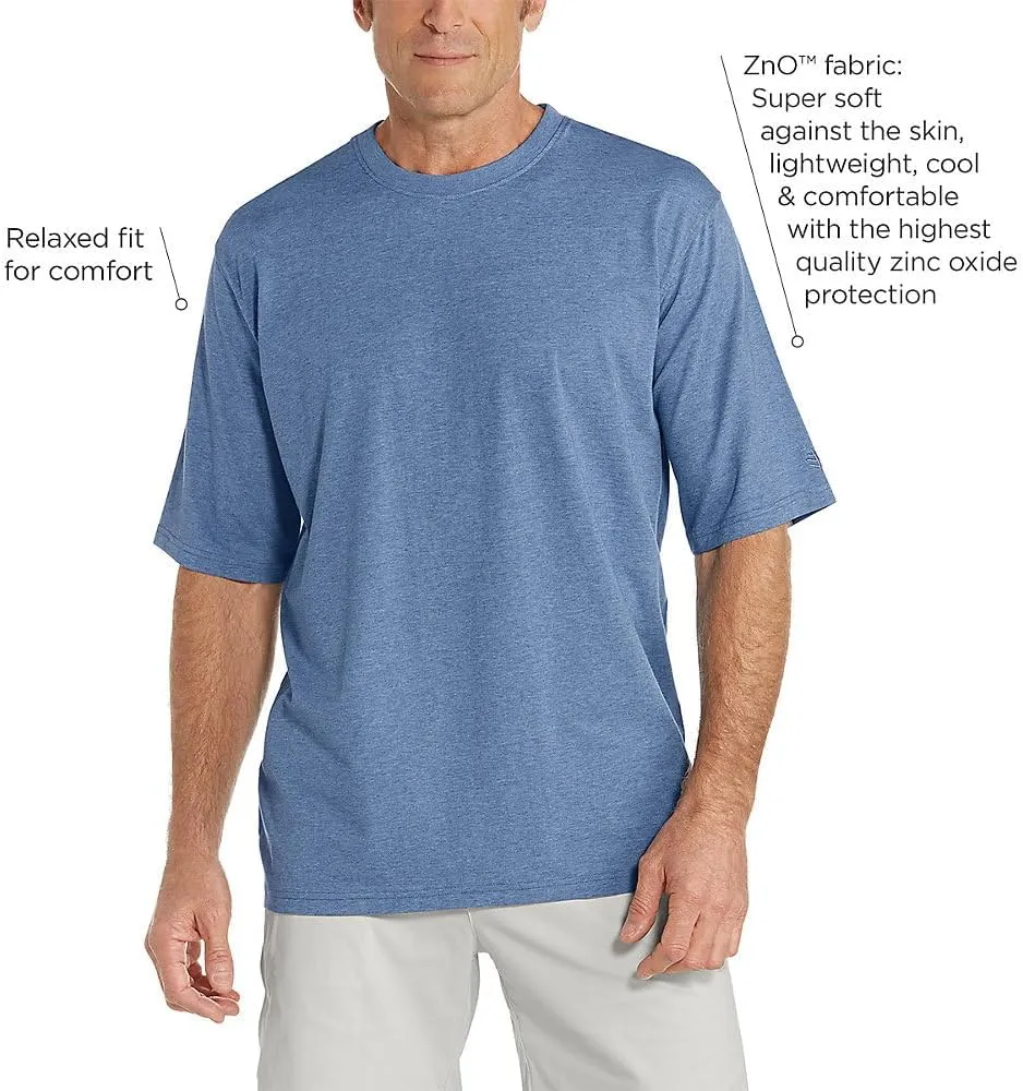 Coolibar UPF 50  Men's Morada Everyday Short Sleeve T-Shirt - Sun Protective